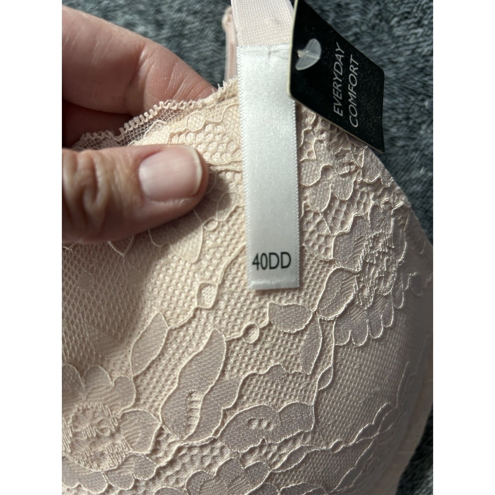 Laura Ashley Everyday Comfort 40DD Pink Nude Bra (F1) - Picture 2 of 7